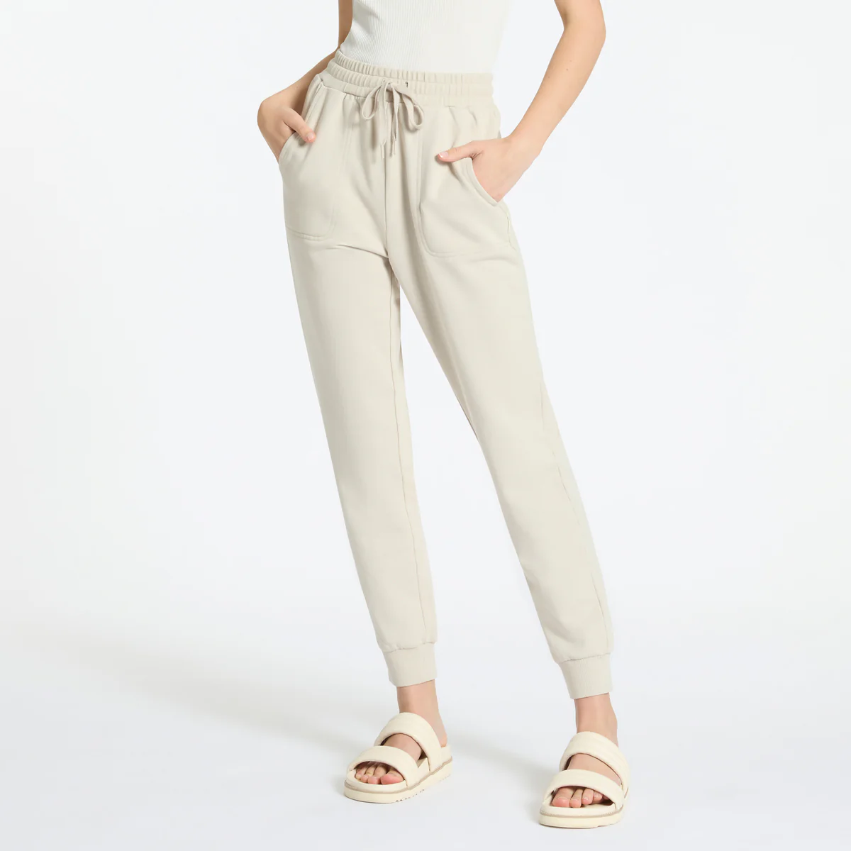As You Wake - Women's Track Pant / Dove Grey - Image 5