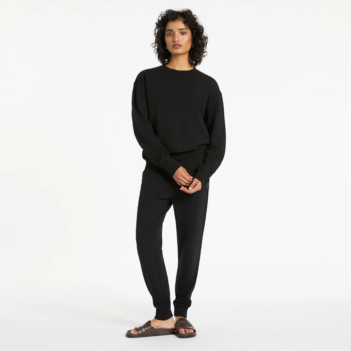 As You Wake - Women's Track Pant / Soft Black - Image 2