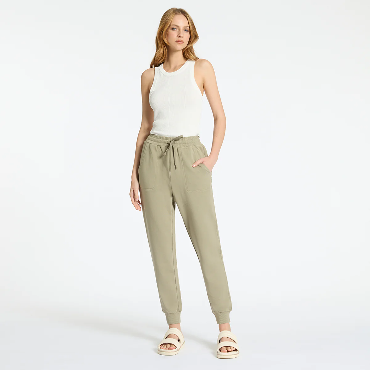 As You Wake - Women's Track Pant / Washed Sage - Image 6
