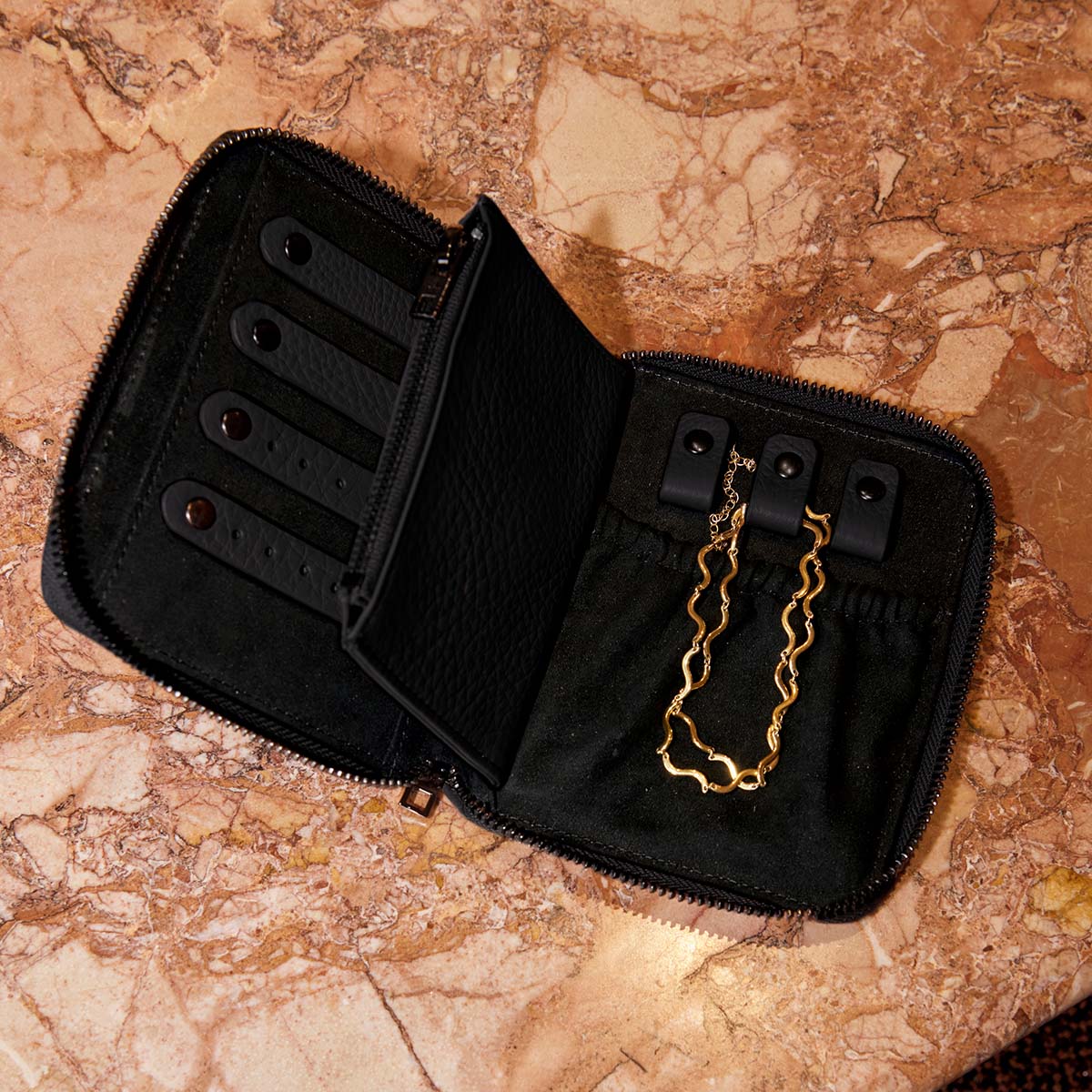 Change Always Comes Jewellery Case - Black - Image 6