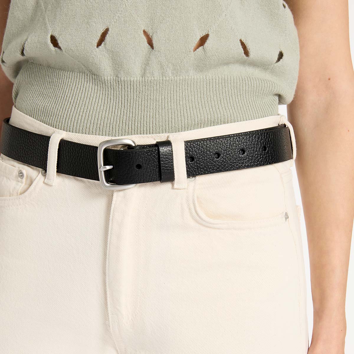 Ease Up Belt - Black/Silver - Image 7
