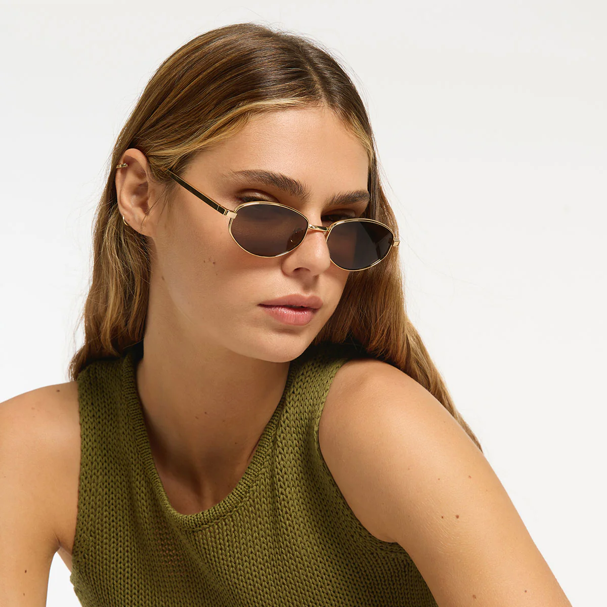 Enigma Sunglasses - Gold - Image 2