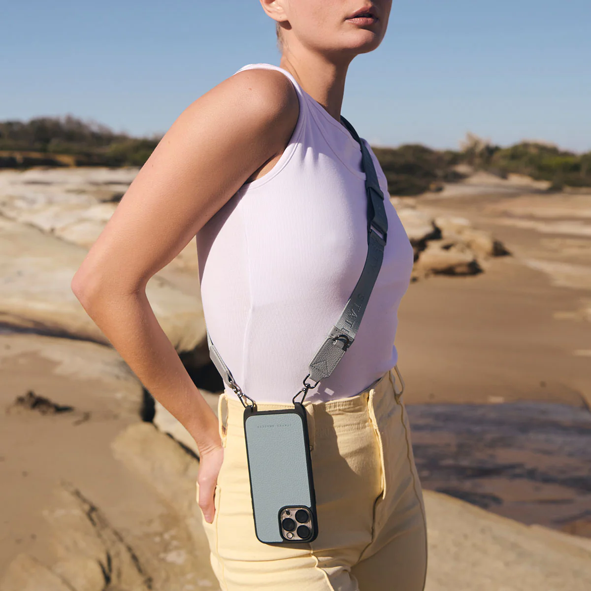 Enough To Leave Phone Case - Powder Blue - Image 7