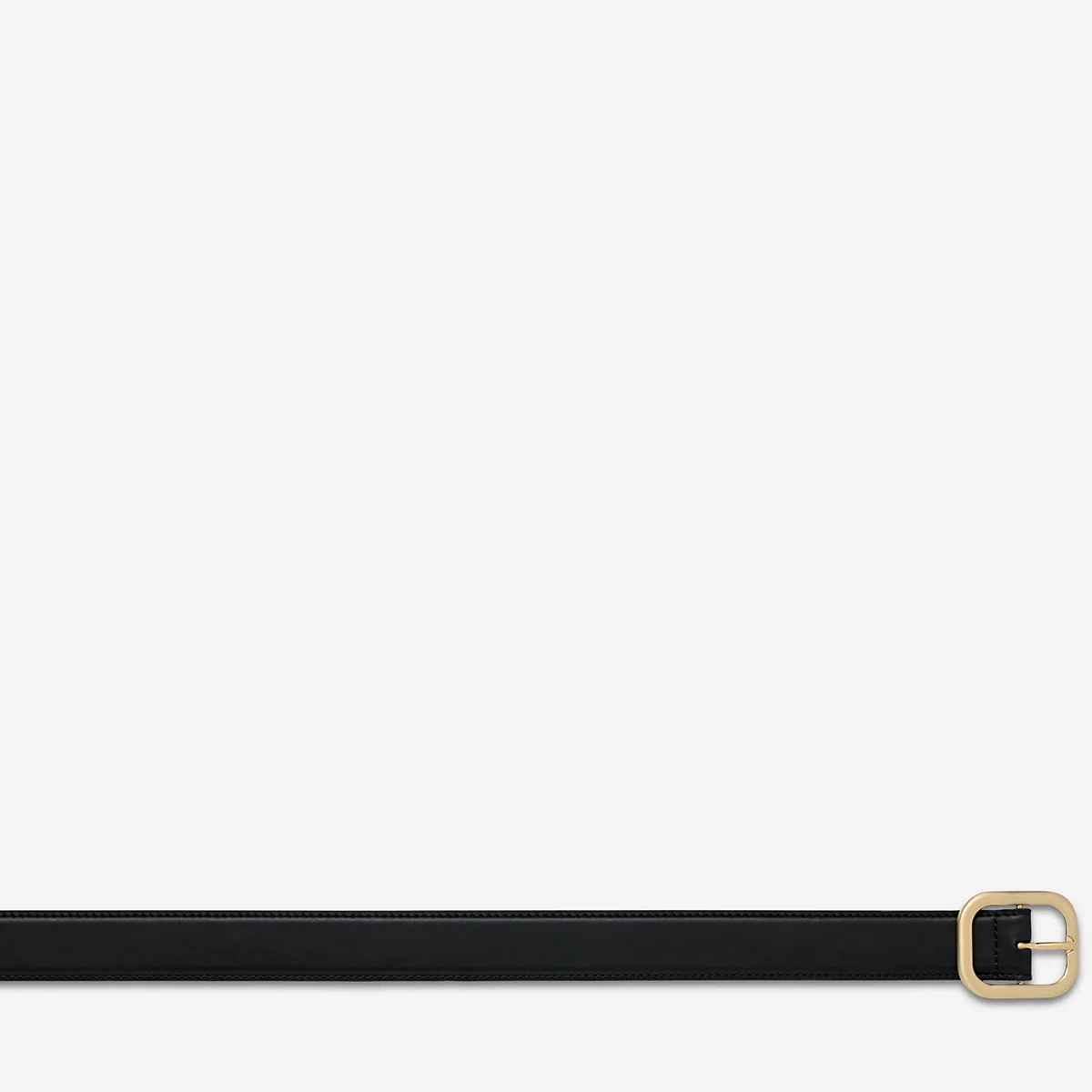 Falling Quiet Belt - Black Nappa/Gold - Image 5