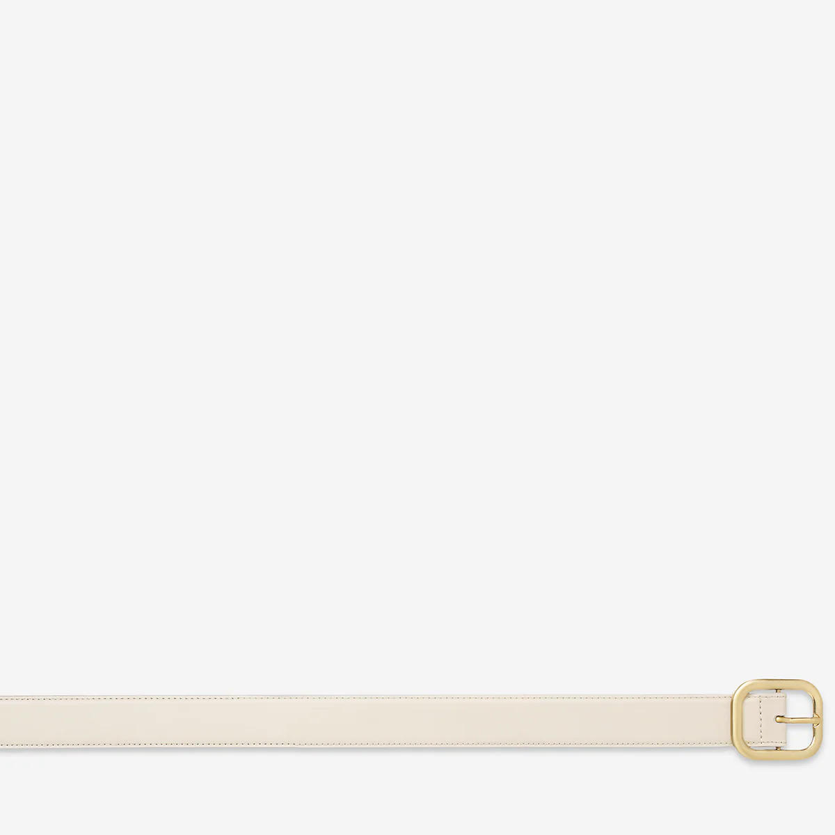 Falling Quiet Belt - Ivory Nappa/Gold - Image 5