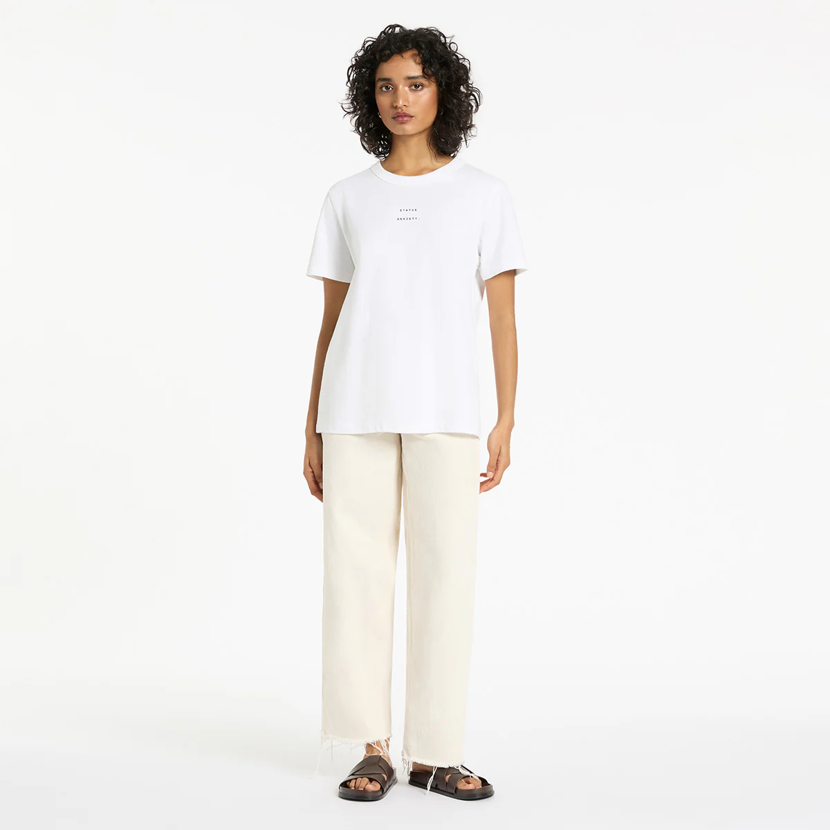 Feels Right Logo - Women's Tee / Off White - Image 5