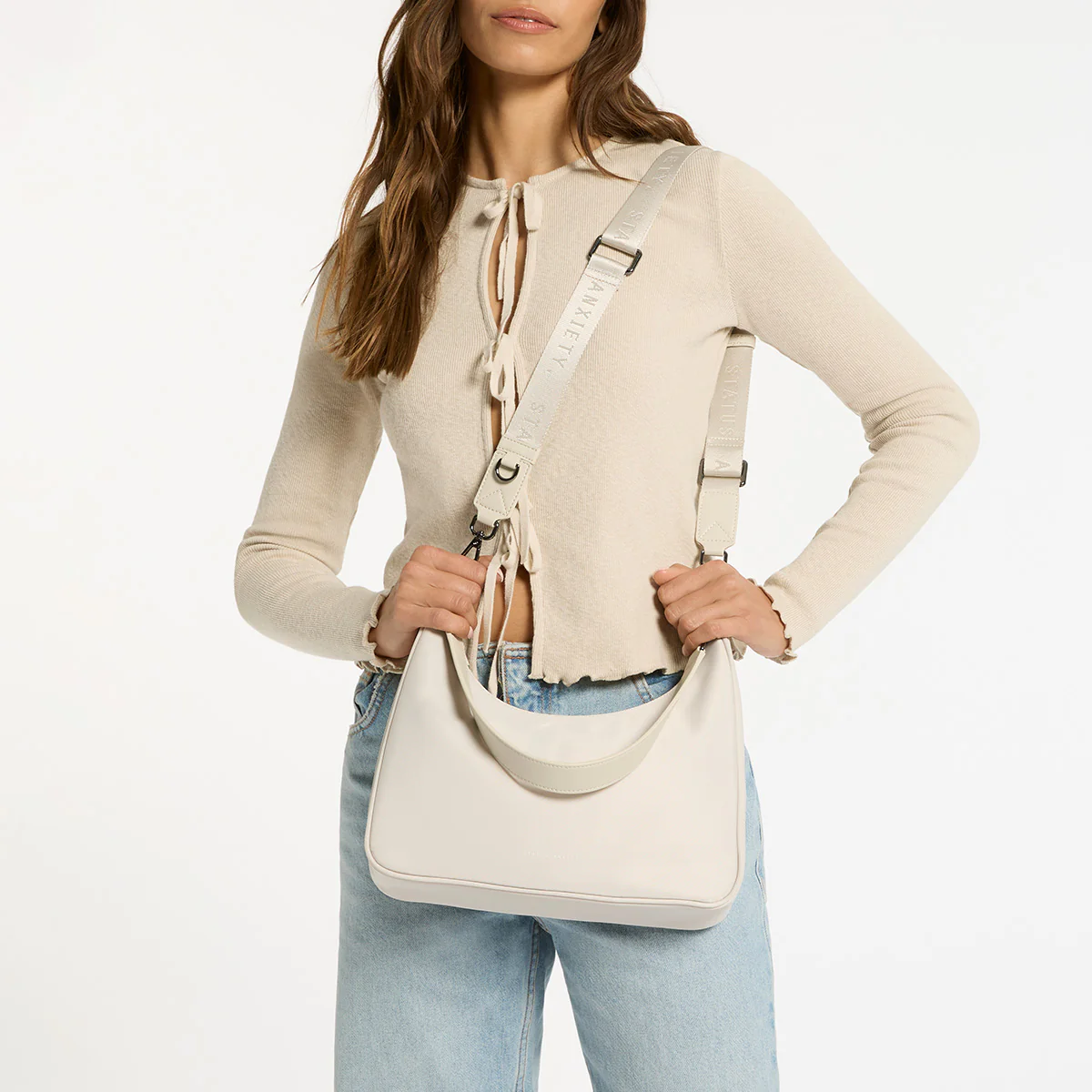 Fleur Recycled Bag - Oyster - Image 2