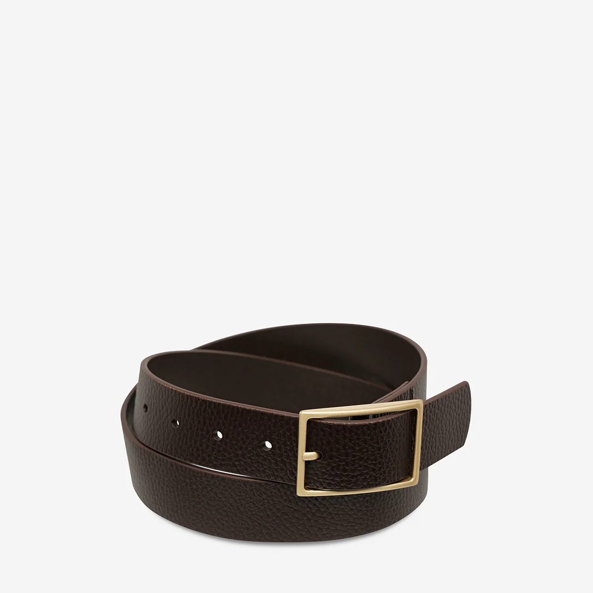 Getting Real Belt - Choc/Gold - Image 3