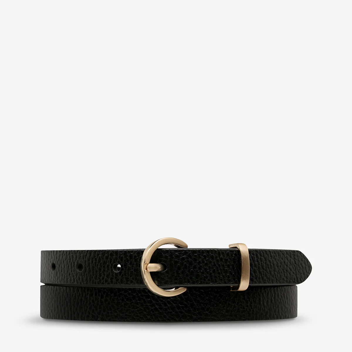 Happens All The Time Belt - Black/Gold