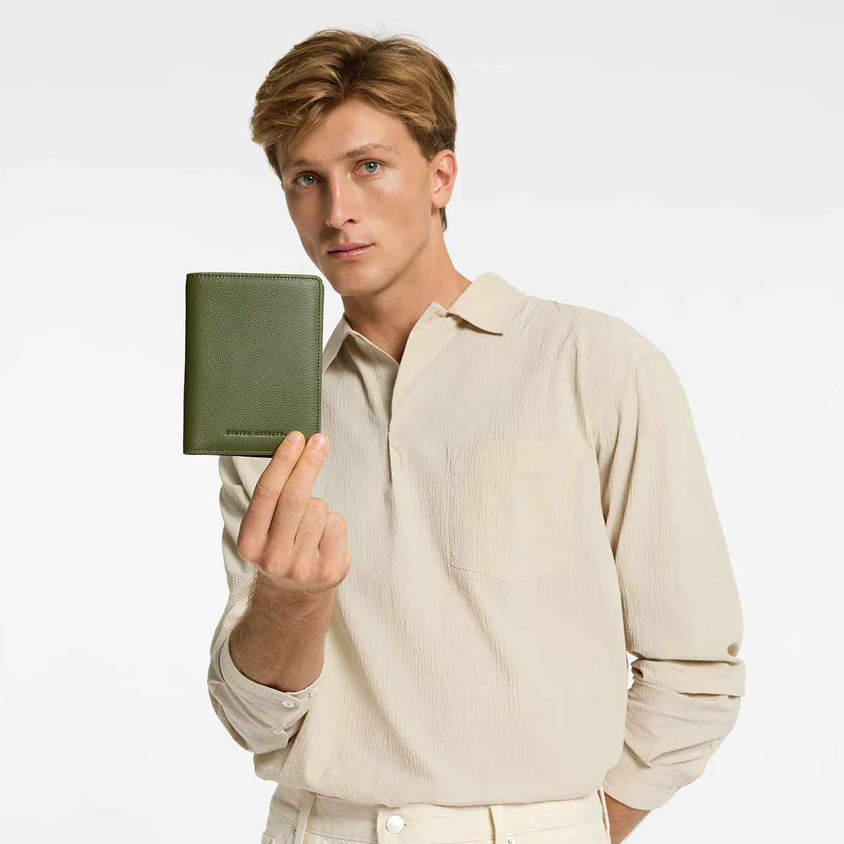 In Transit Passport Wallet - Khaki - Image 5