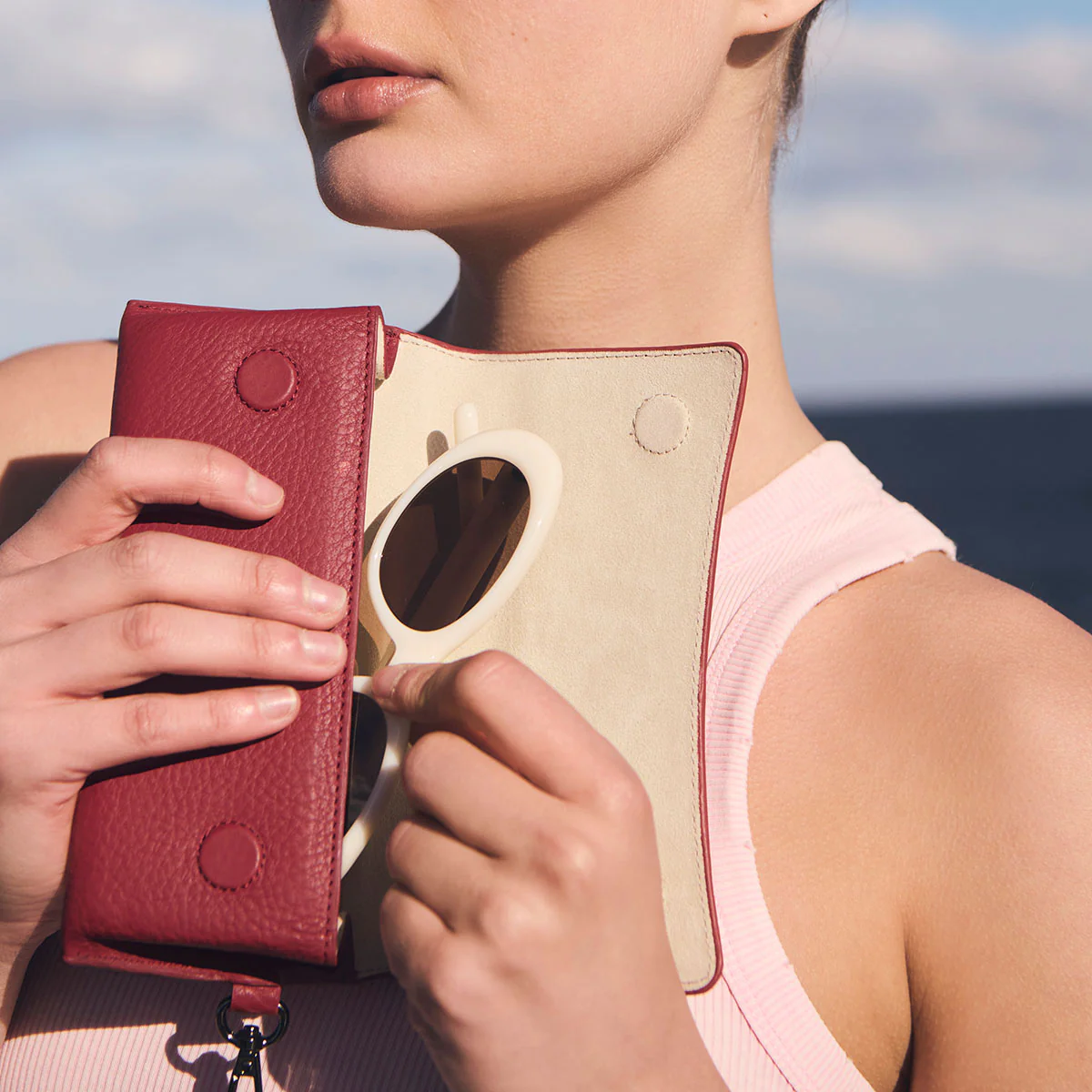 Into The Ether Sunglasses Case - Rouge - Image 6