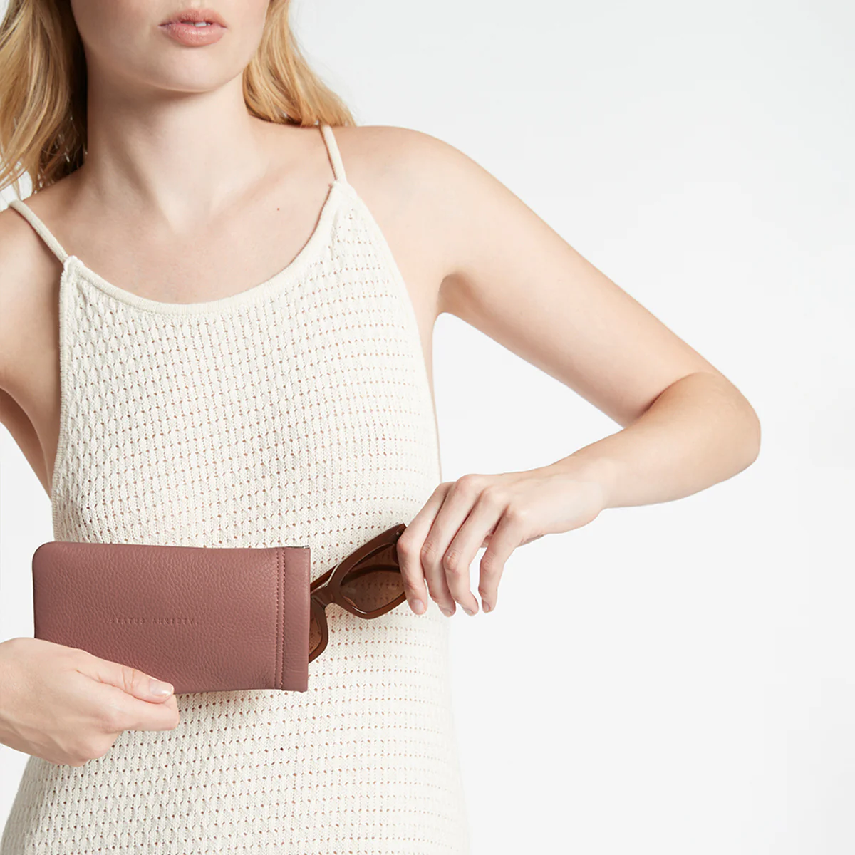 Keepsake Sunglasses Case - Dusty Rose - Image 5