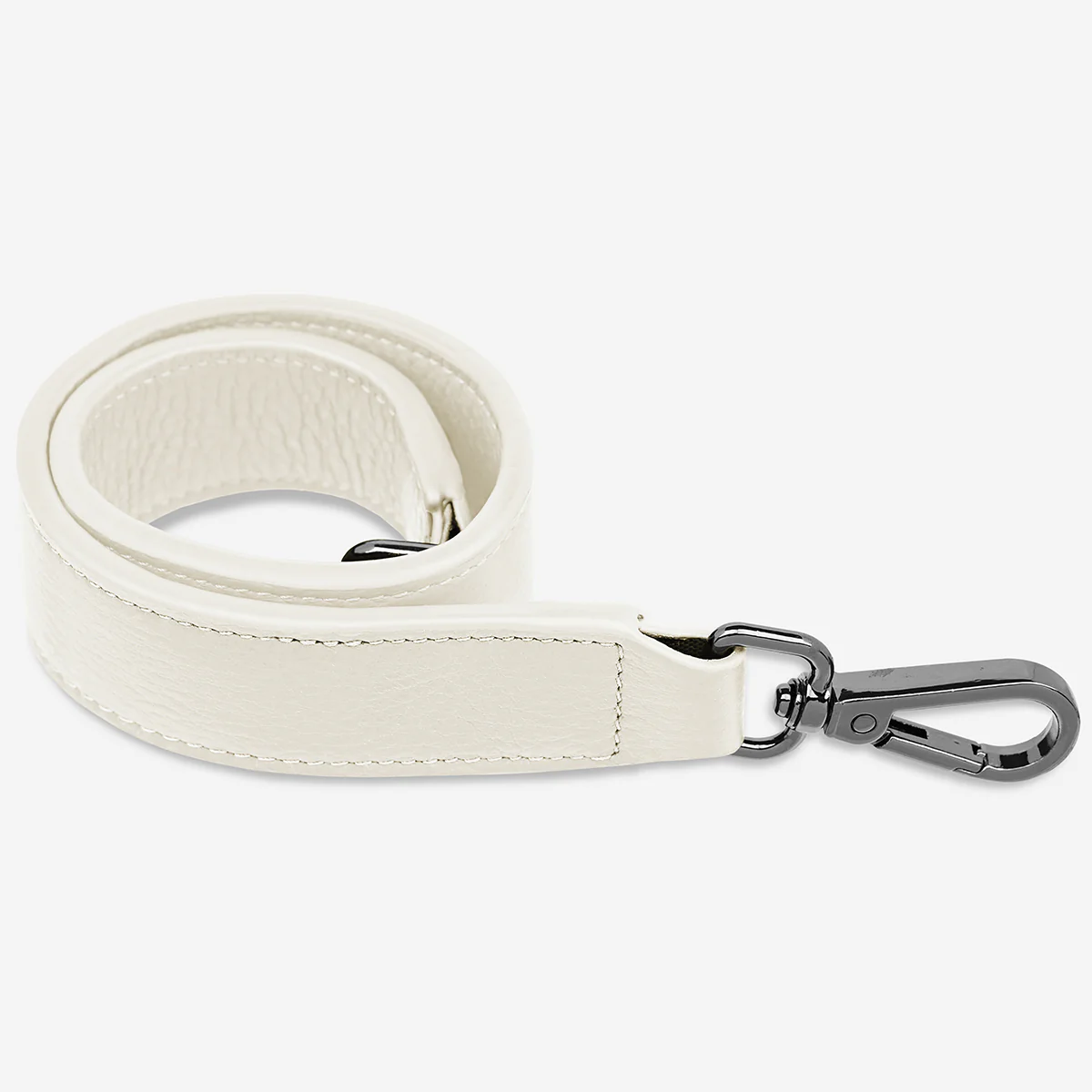 Leather Strap Short - Chalk - Image 2
