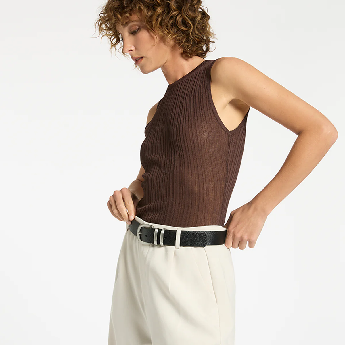 Let It Be Belt - Black/Silver - Image 8
