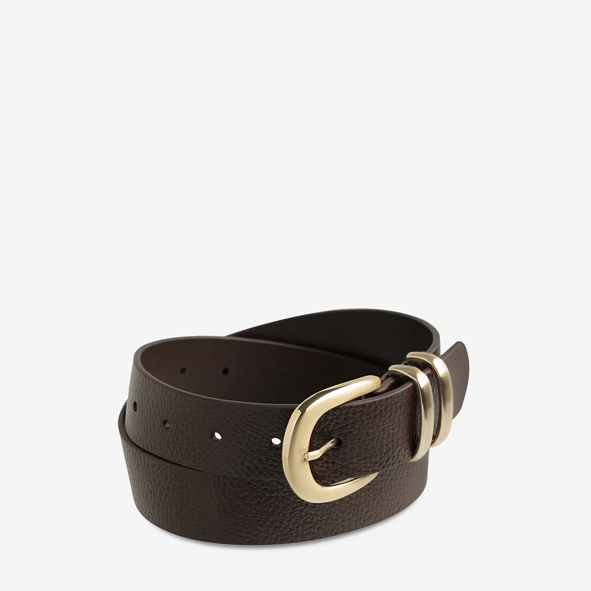 Let It Be Belt - Choc/Gold - Image 3