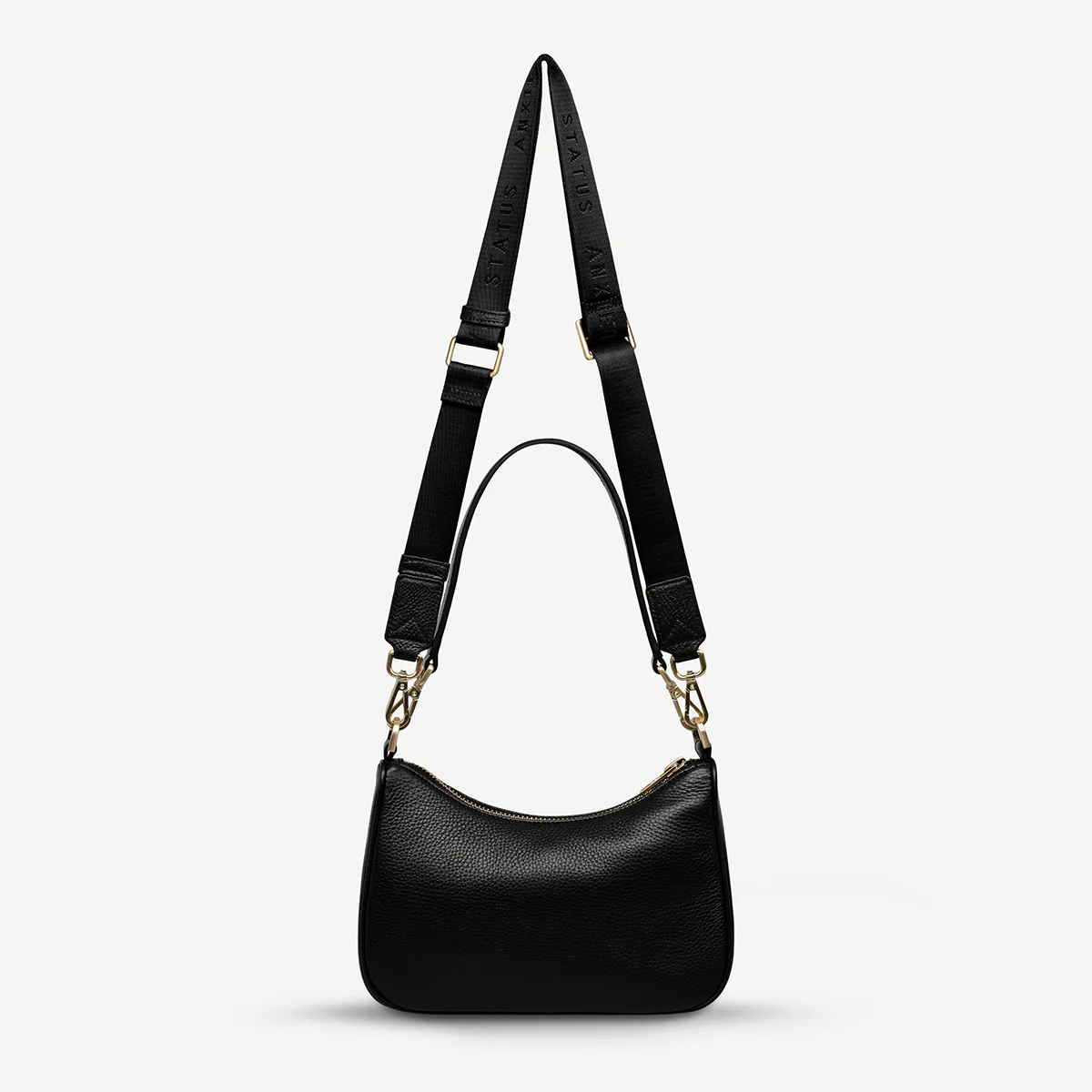 Look Both Ways Bag - Black/Brushed Gold - Image 8