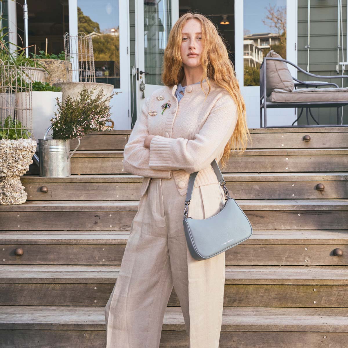 Look Both Ways Bag - Powder Blue - Image 11