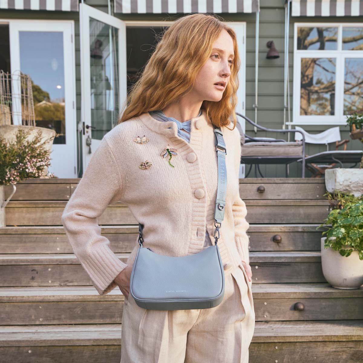 Look Both Ways Bag - Powder Blue - Image 9