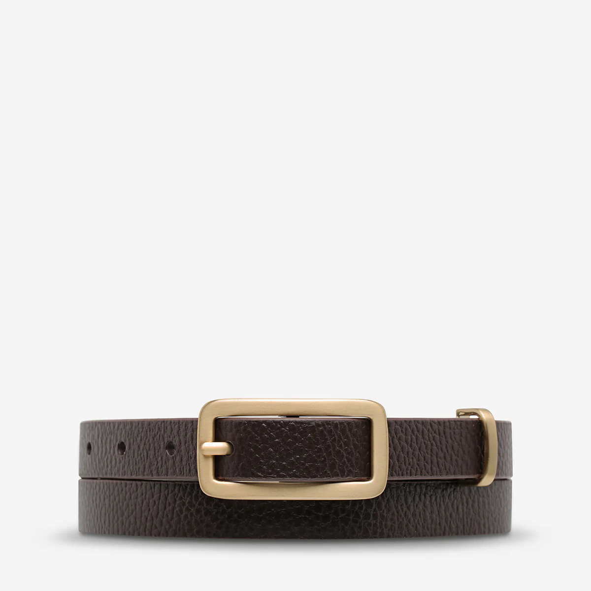 Muse Belt - Choc/Gold