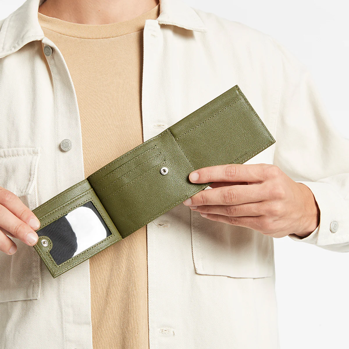 Noah Wallet - Khaki - Image 7