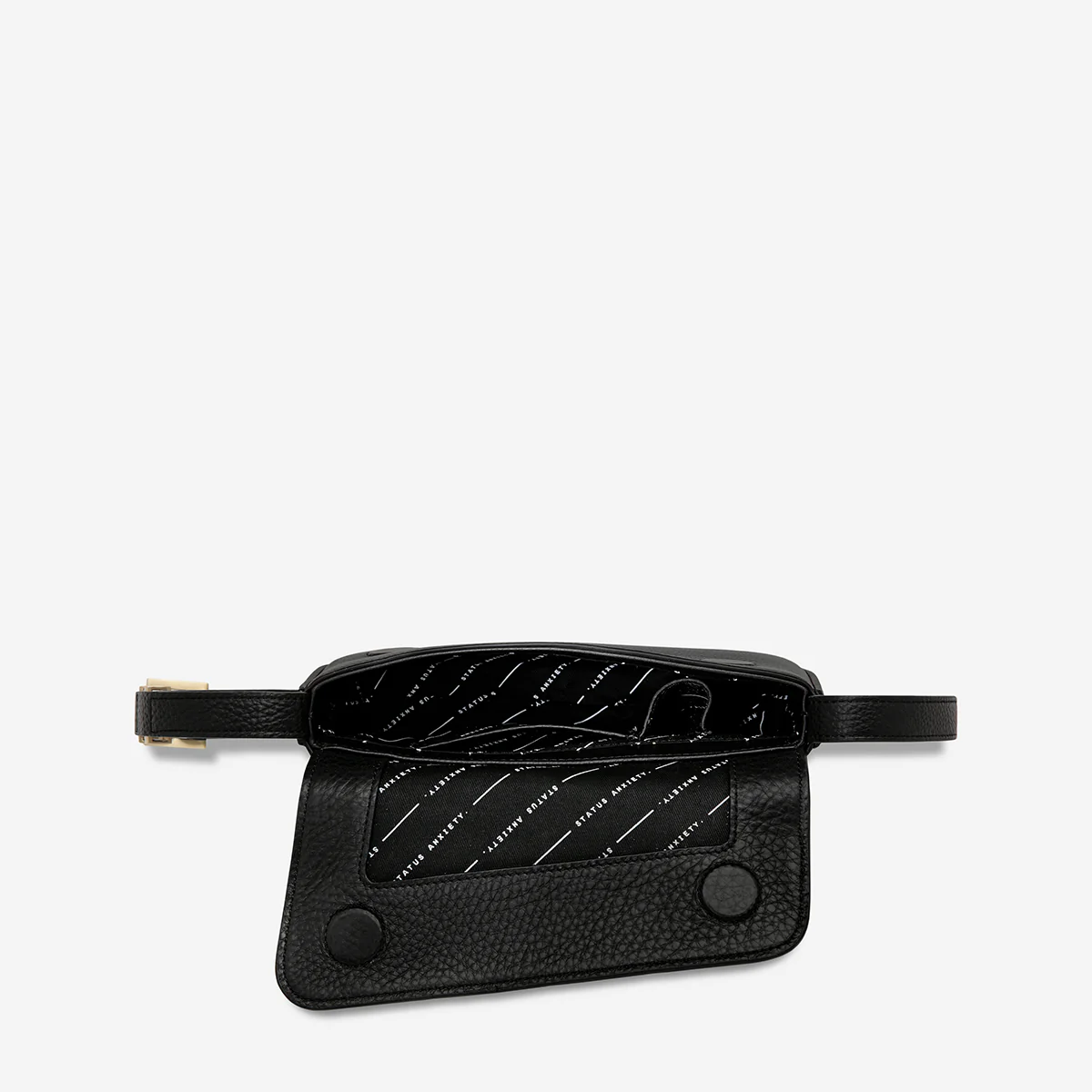 Overnight Obsession Bag - Black/Brushed Gold - Image 5