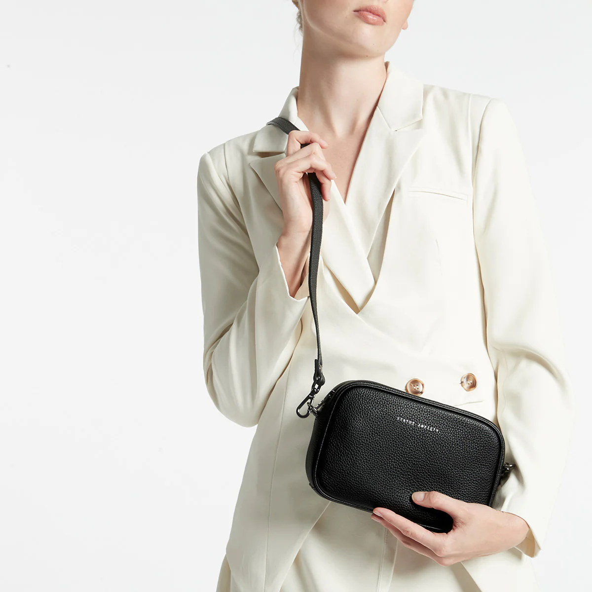 Plunder Bag With Dual Straps - Black - Image 10