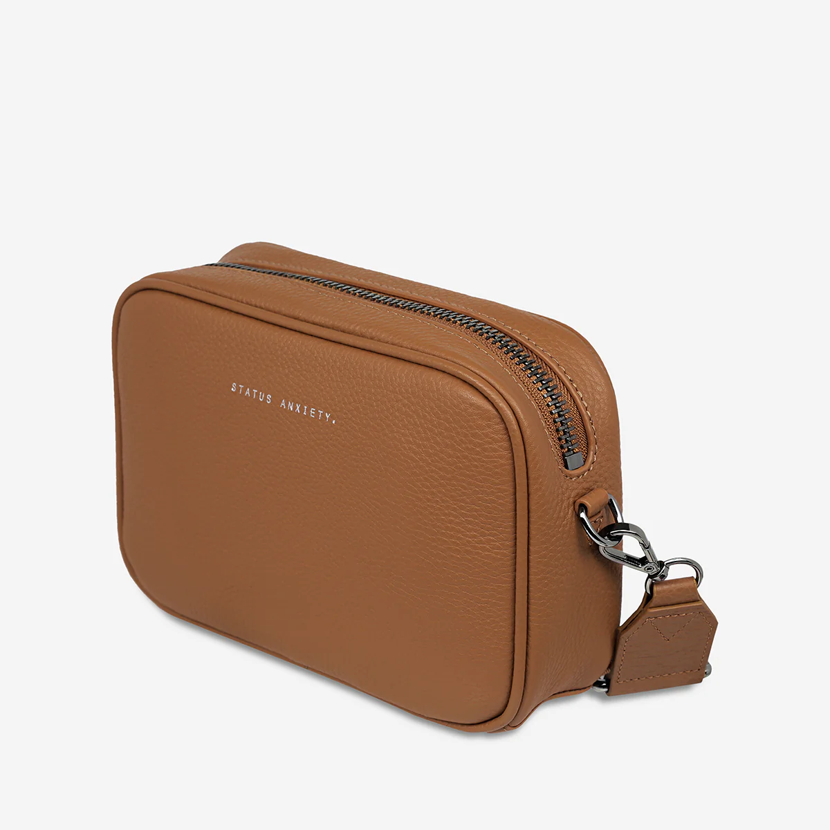 Plunder Bag With Dual Straps - Camel - Image 5
