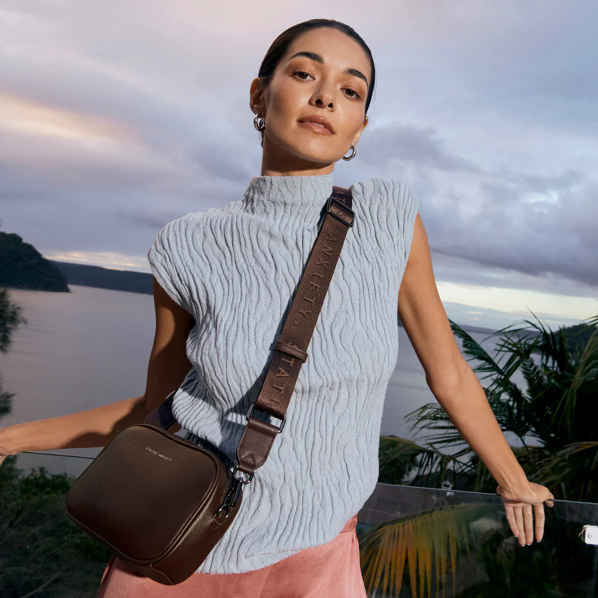 Plunder Bag With Dual Straps - Cocoa - Image 15