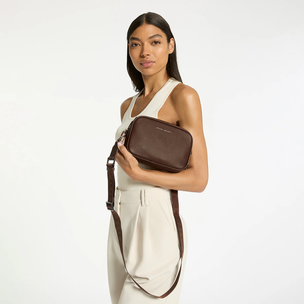 Plunder Bag With Dual Straps - Cocoa - Image 16