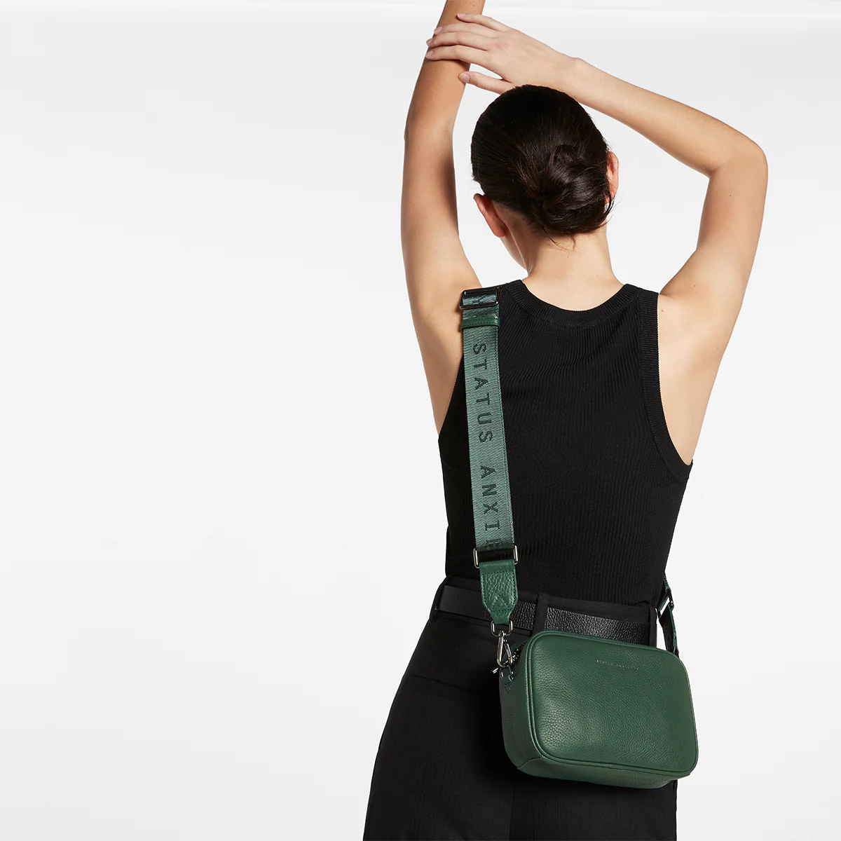 Plunder Bag With Dual Straps - Green - Image 2