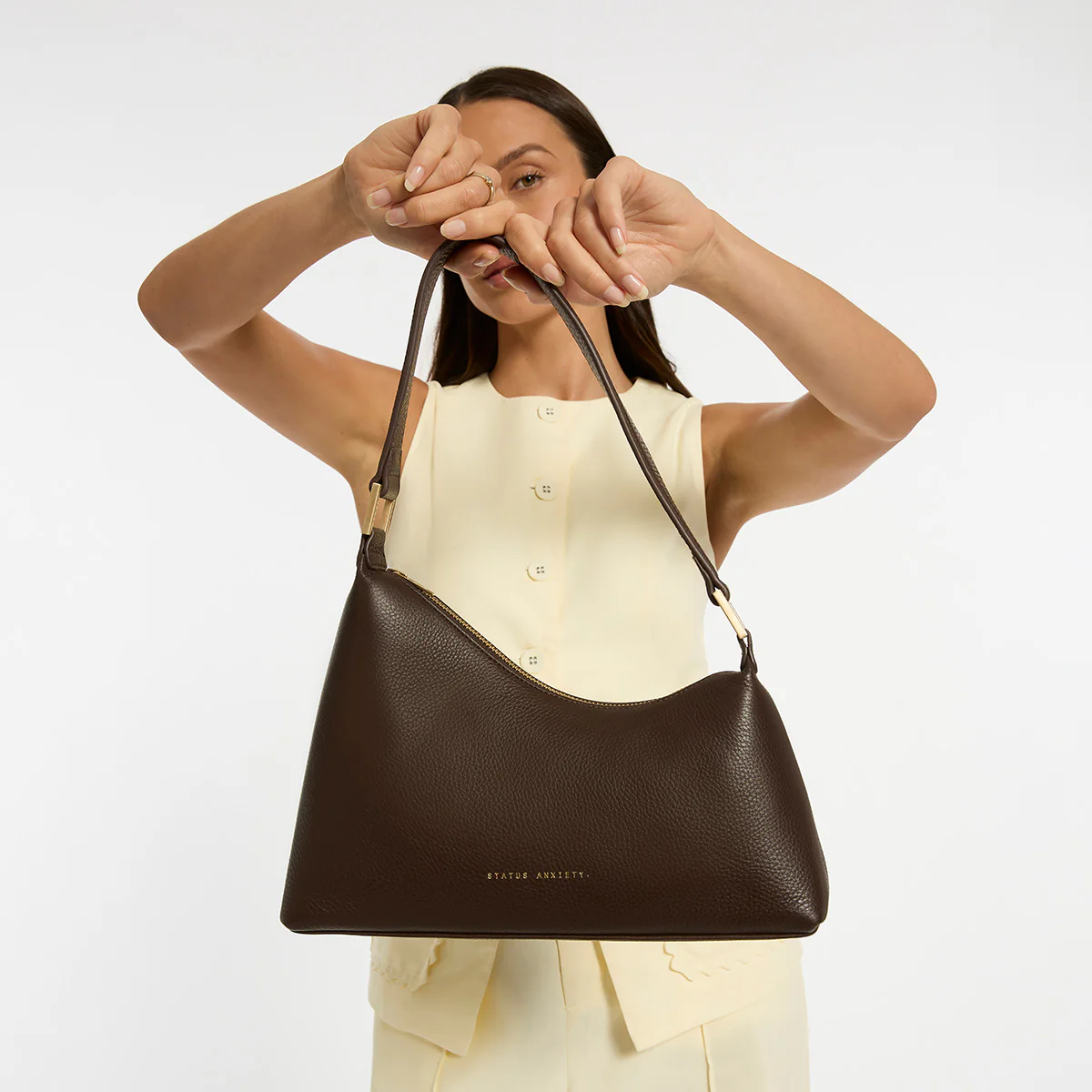Reverie Bag - Cocoa/Brushed Gold - Image 7