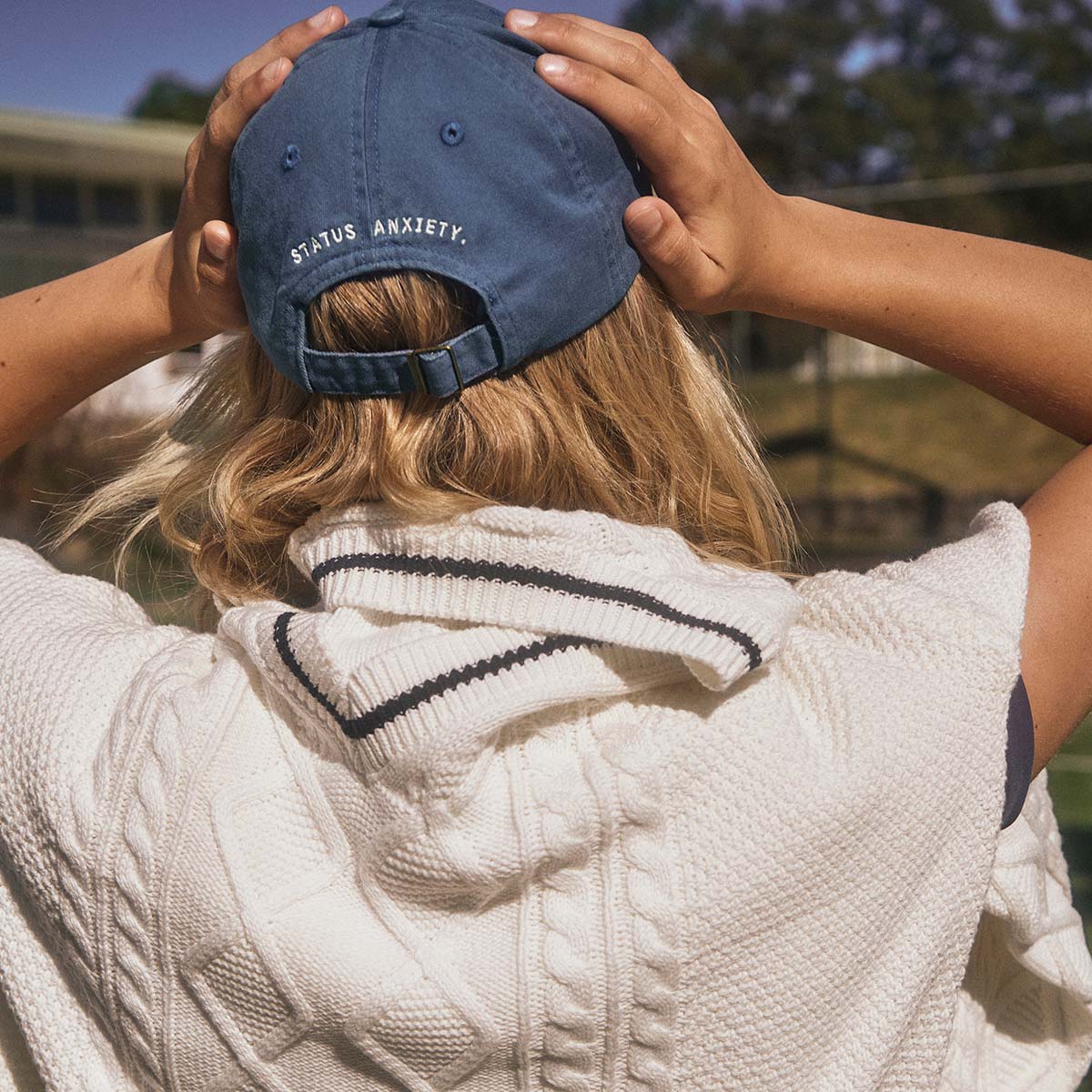 Under The Sun Cap - French Blue - Image 9