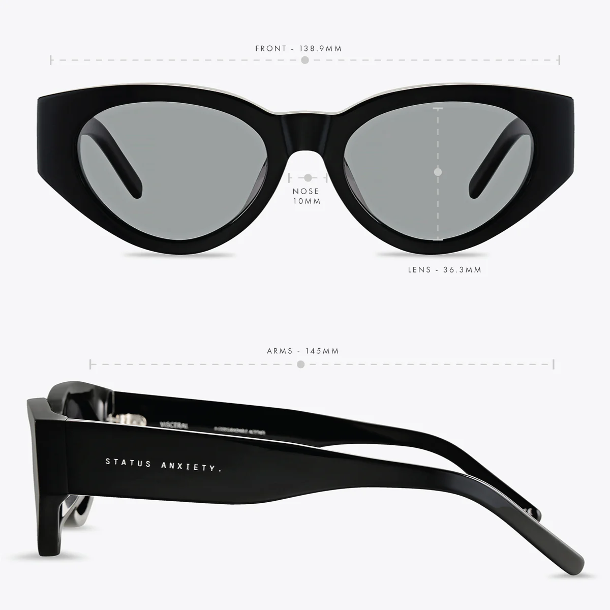 Visceral Sunglasses - Black - Image 6