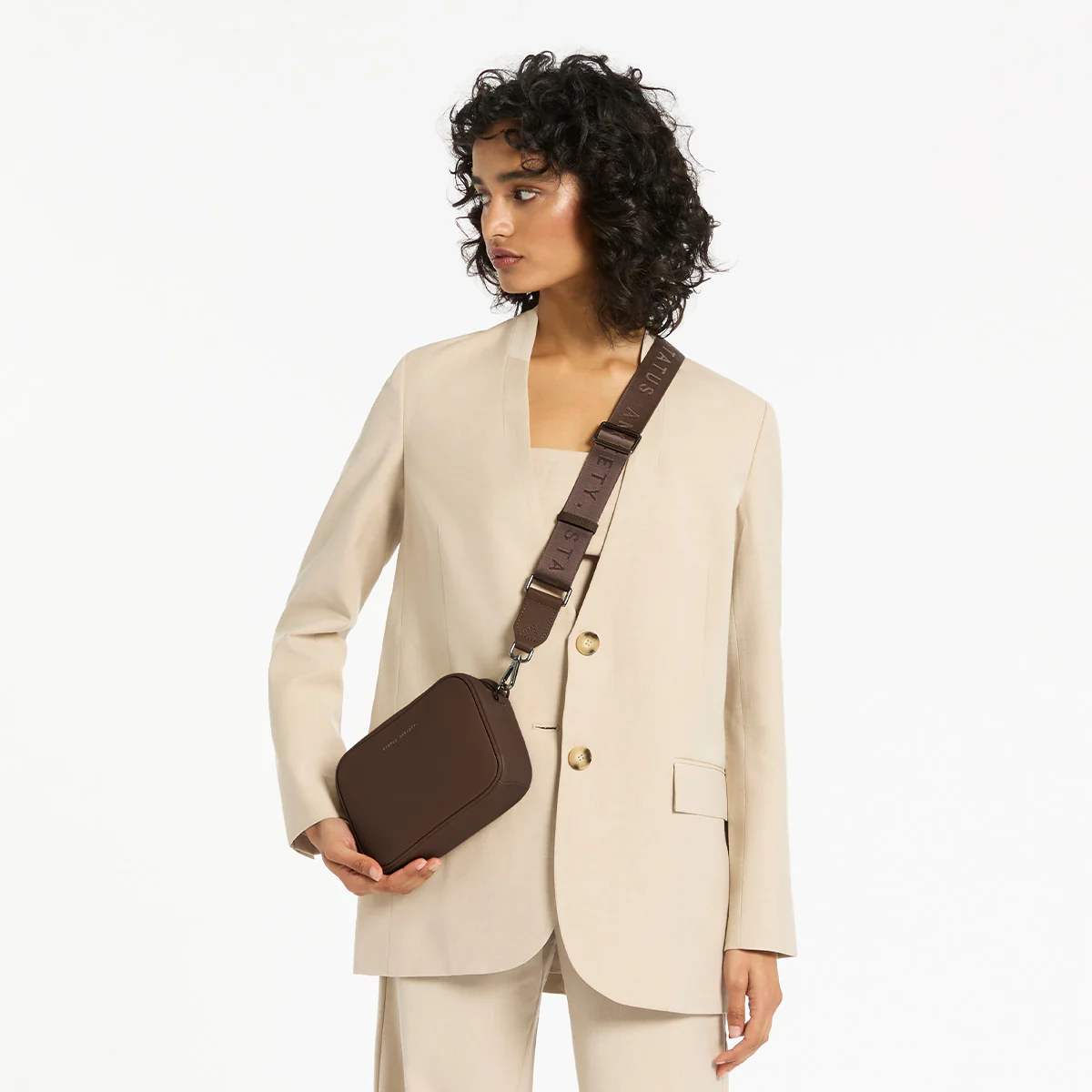 Plunder Bag With Dual Straps - Cocoa - Image 17