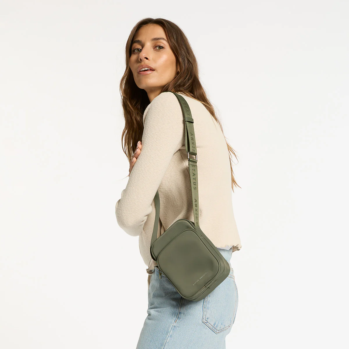 Winnie Recycled Bag - Olive - Image 8