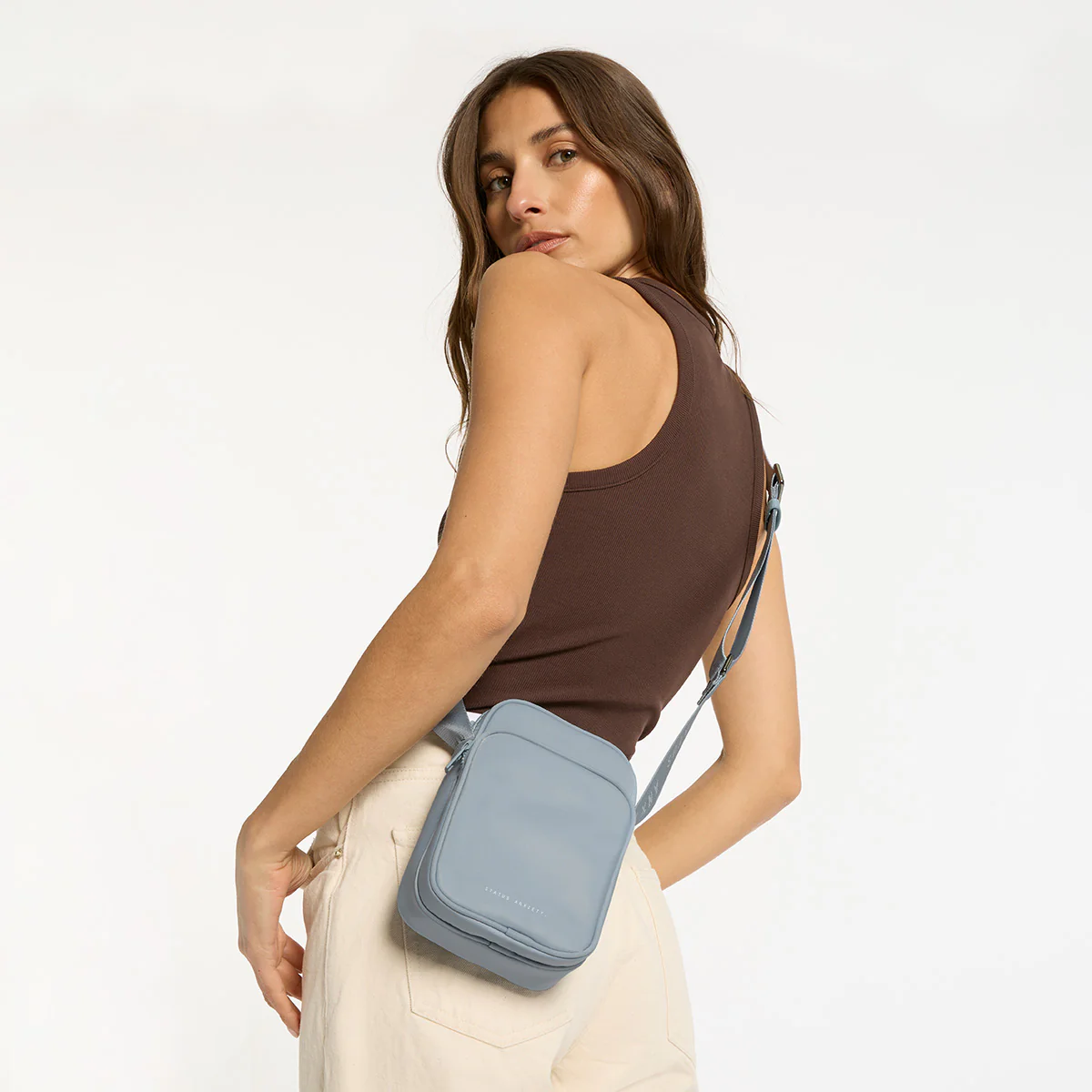 Winnie Recycled Bag - Soft Blue - Image 2