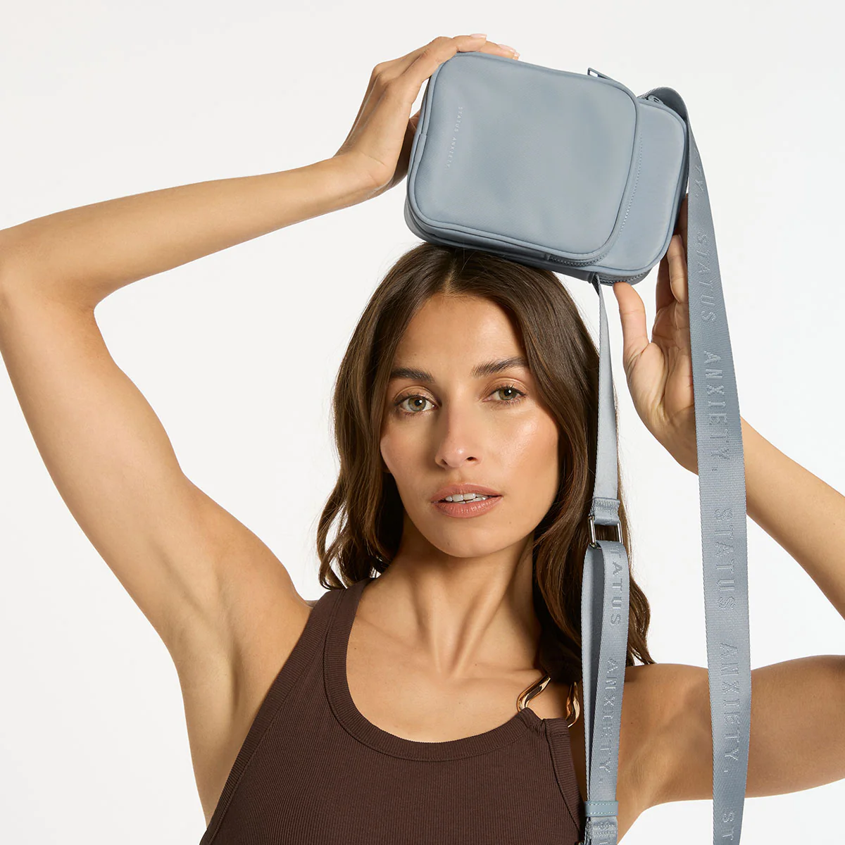 Winnie Recycled Bag - Soft Blue - Image 8
